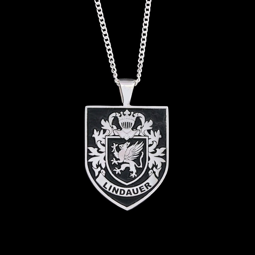 Shield Family Crest Pendant