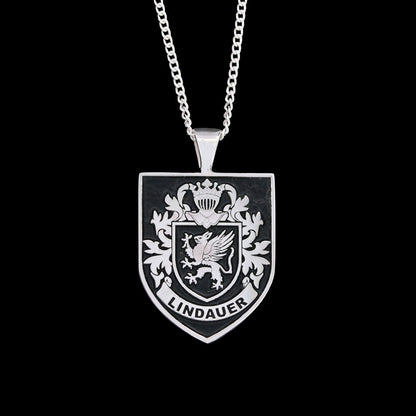 Shield Family Crest Pendant