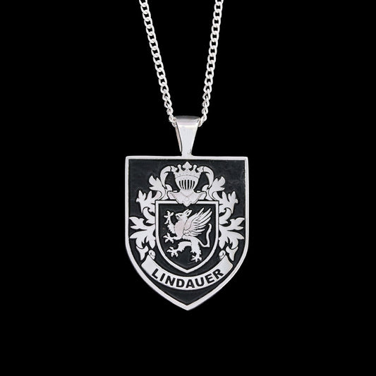 Shield Family Crest Pendant