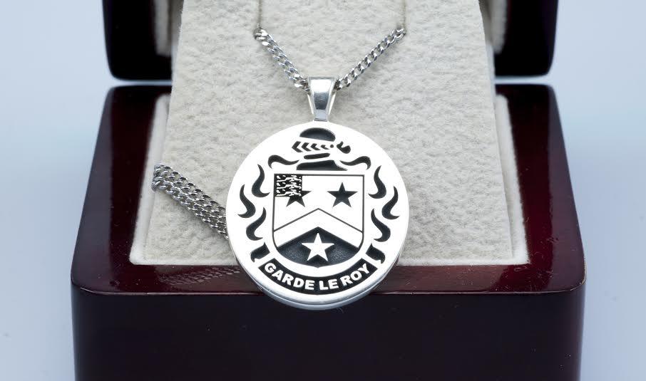 Double Sided Family Crest Pendant