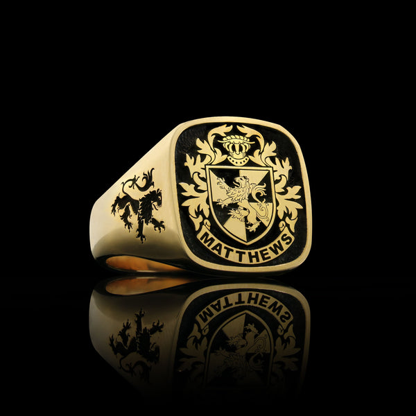 Raised Crest Ring