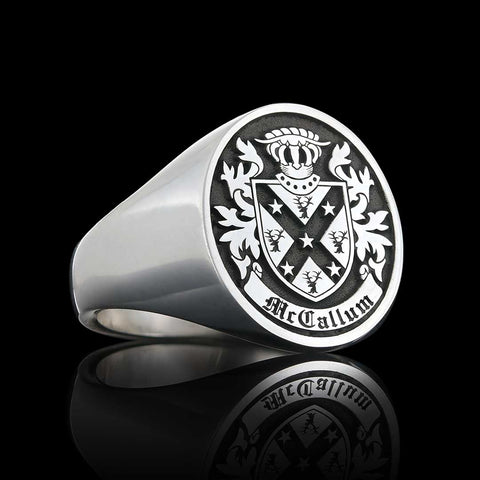 Baron Crest Ring Oval