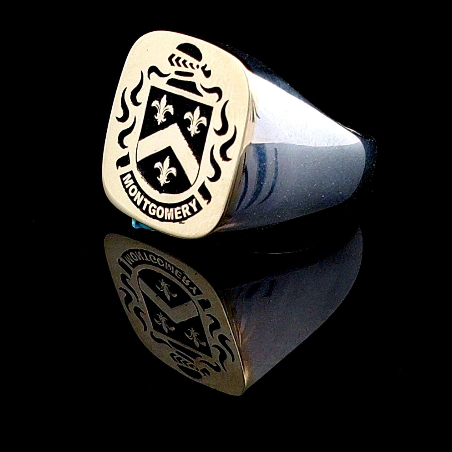 Duke Crest Ring Square