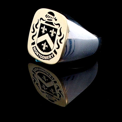 Duke Crest Ring Square