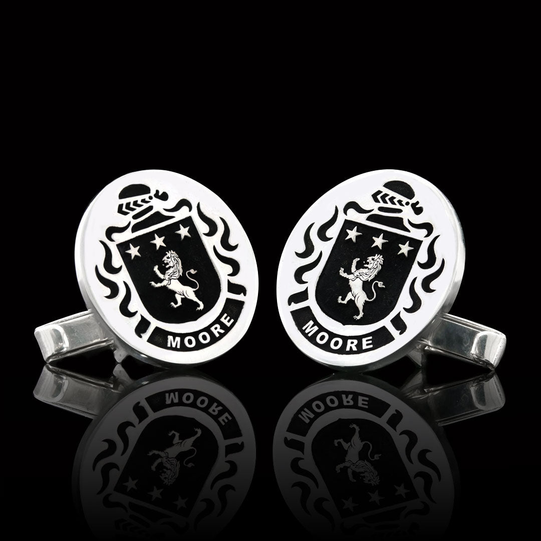 Duke Crest Cufflinks Oval