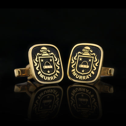 Dutch Crest Cufflinks Square