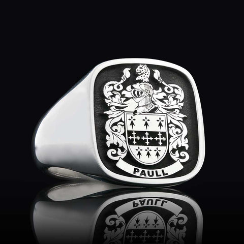 Emperor Crest Ring Square