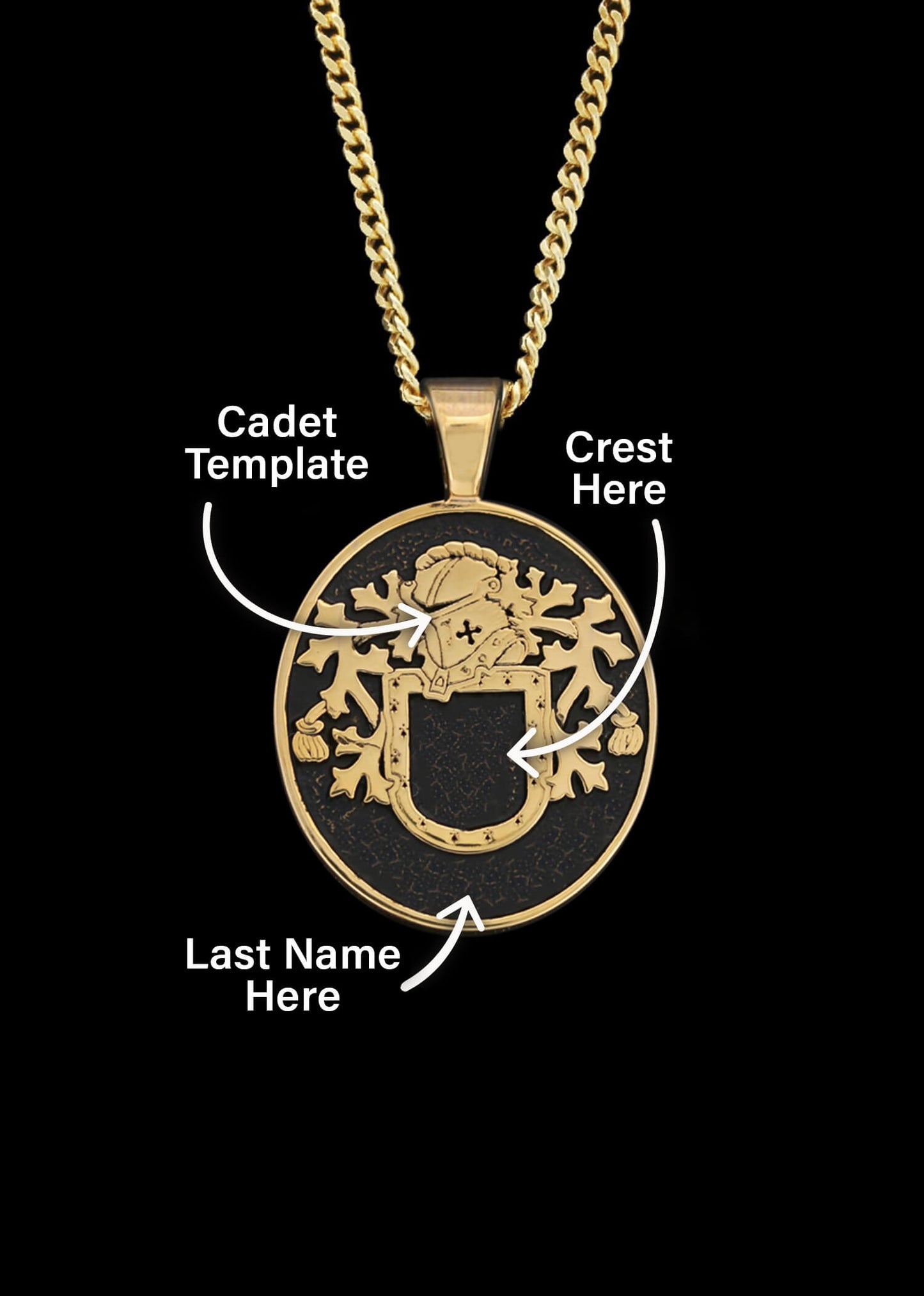 Cadet Family Crest Pendant