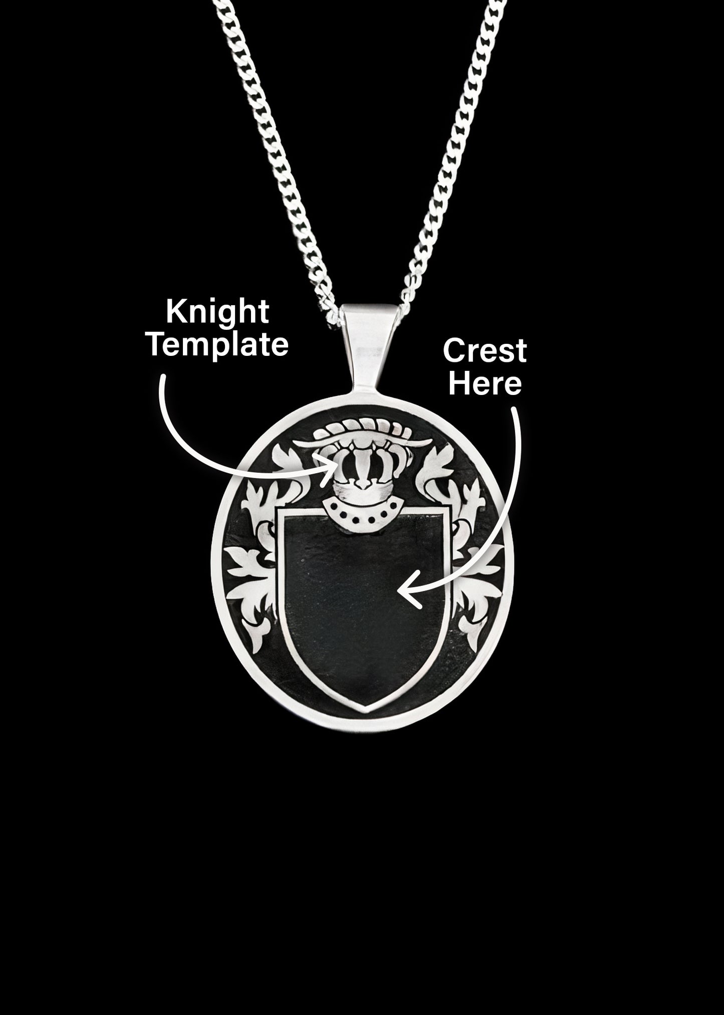 Knight Family Crest Pendant