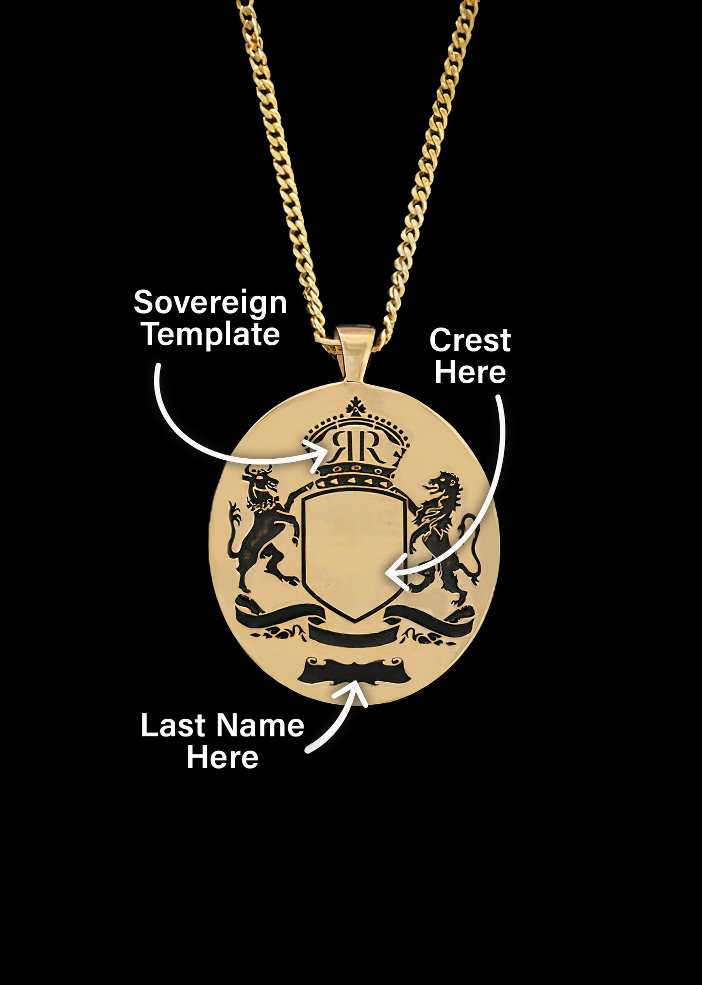 Sovereign Family Crest Pendant