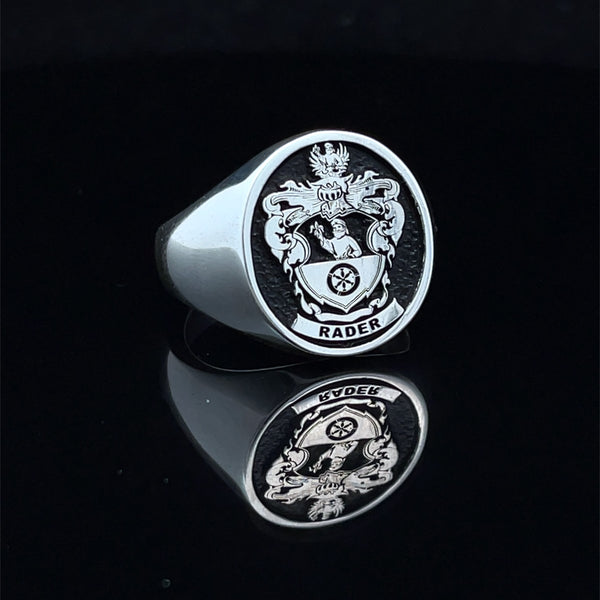 Rader crest ring custom