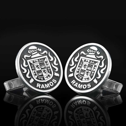 Dutch Crest Cufflinks Oval