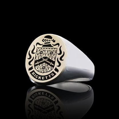 Duke Crest Ring Oval