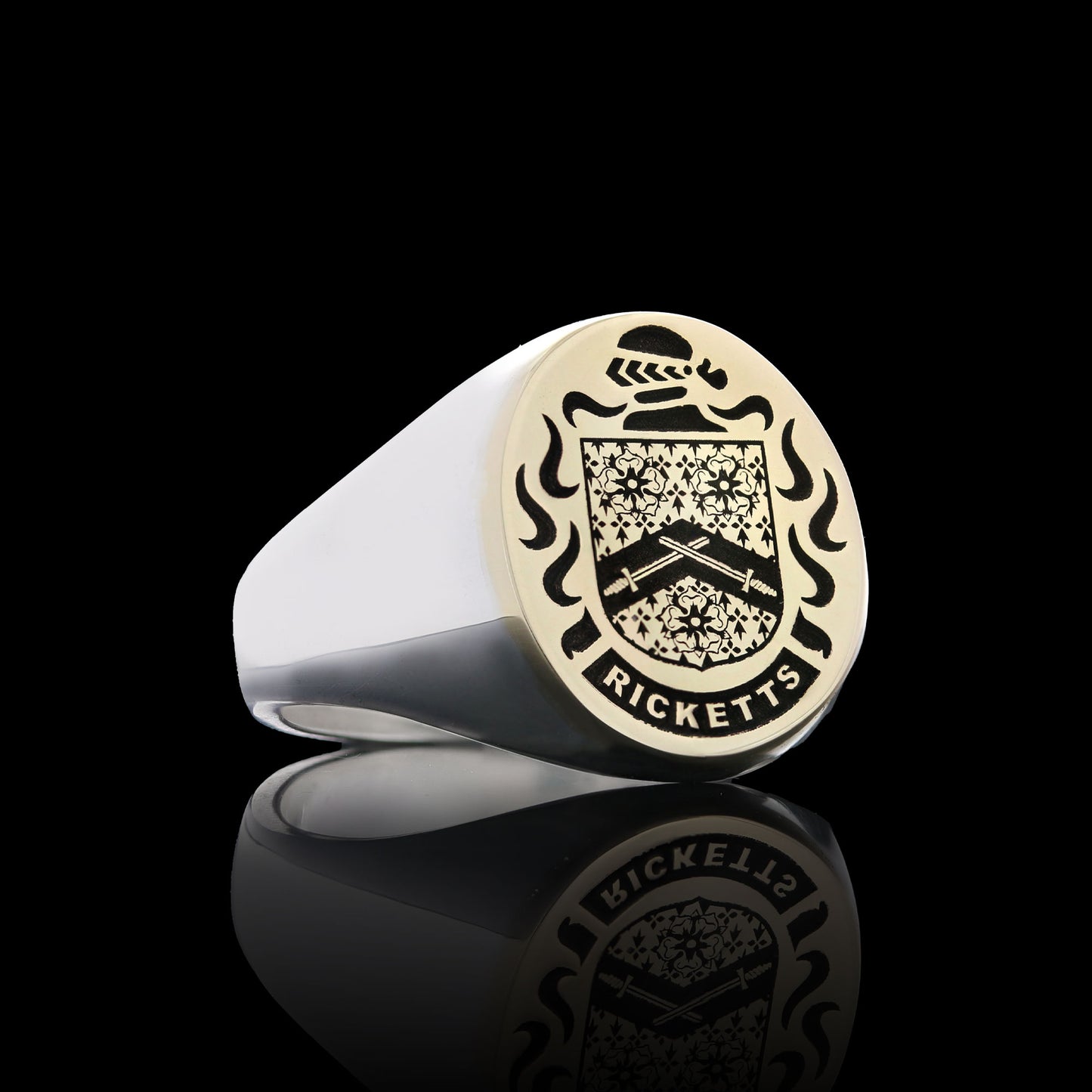 Duke Crest Ring Oval