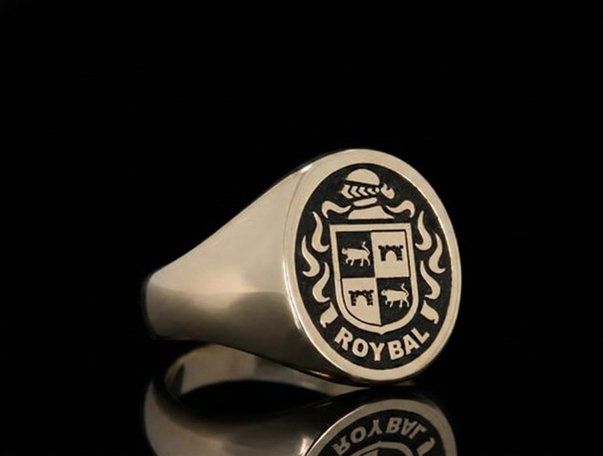 Pinky Finger Crest Ring