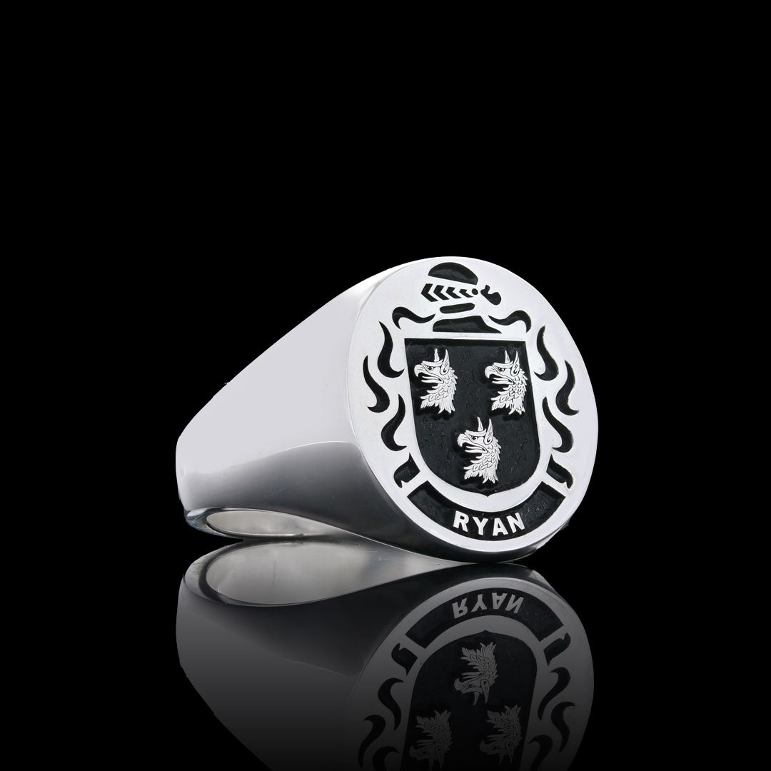 Duke Crest Ring Oval