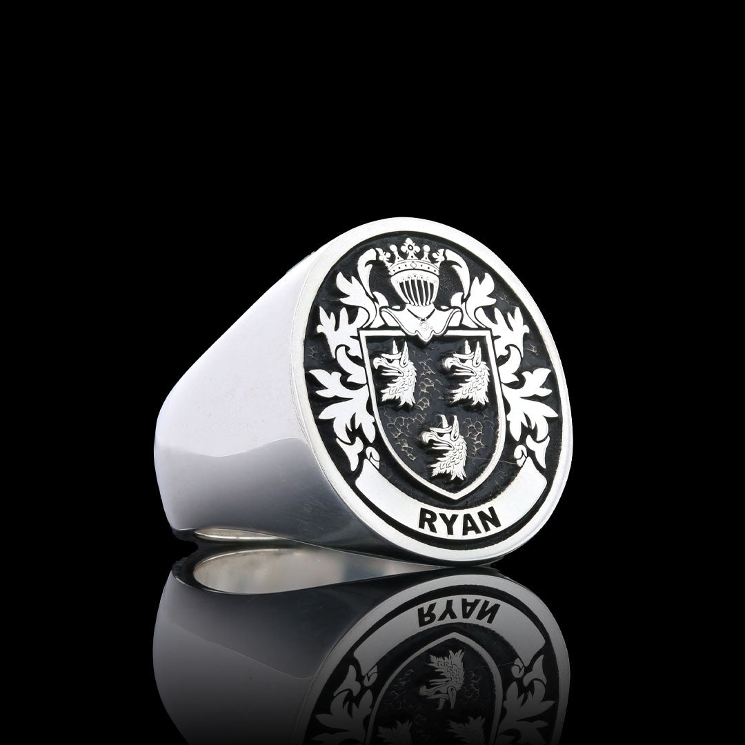 Pinky Finger Crest Ring