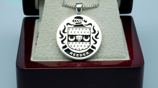 Double Sided Family Crest Pendant