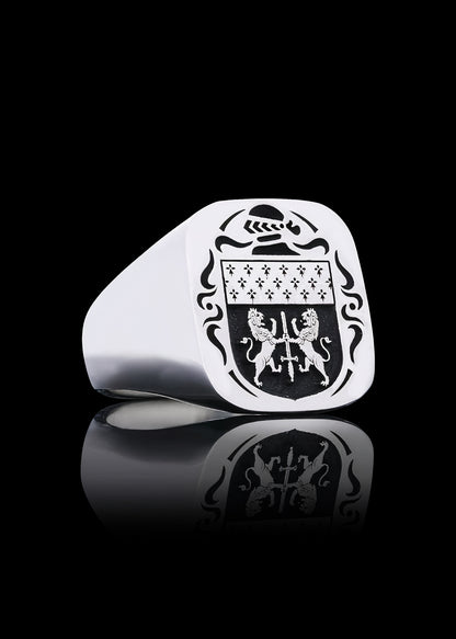 Knight Crest Ring Square