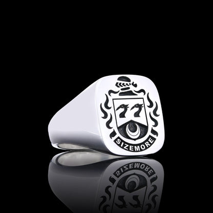 Duke Crest Ring Square