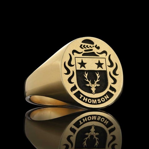 Duke Crest Ring Oval