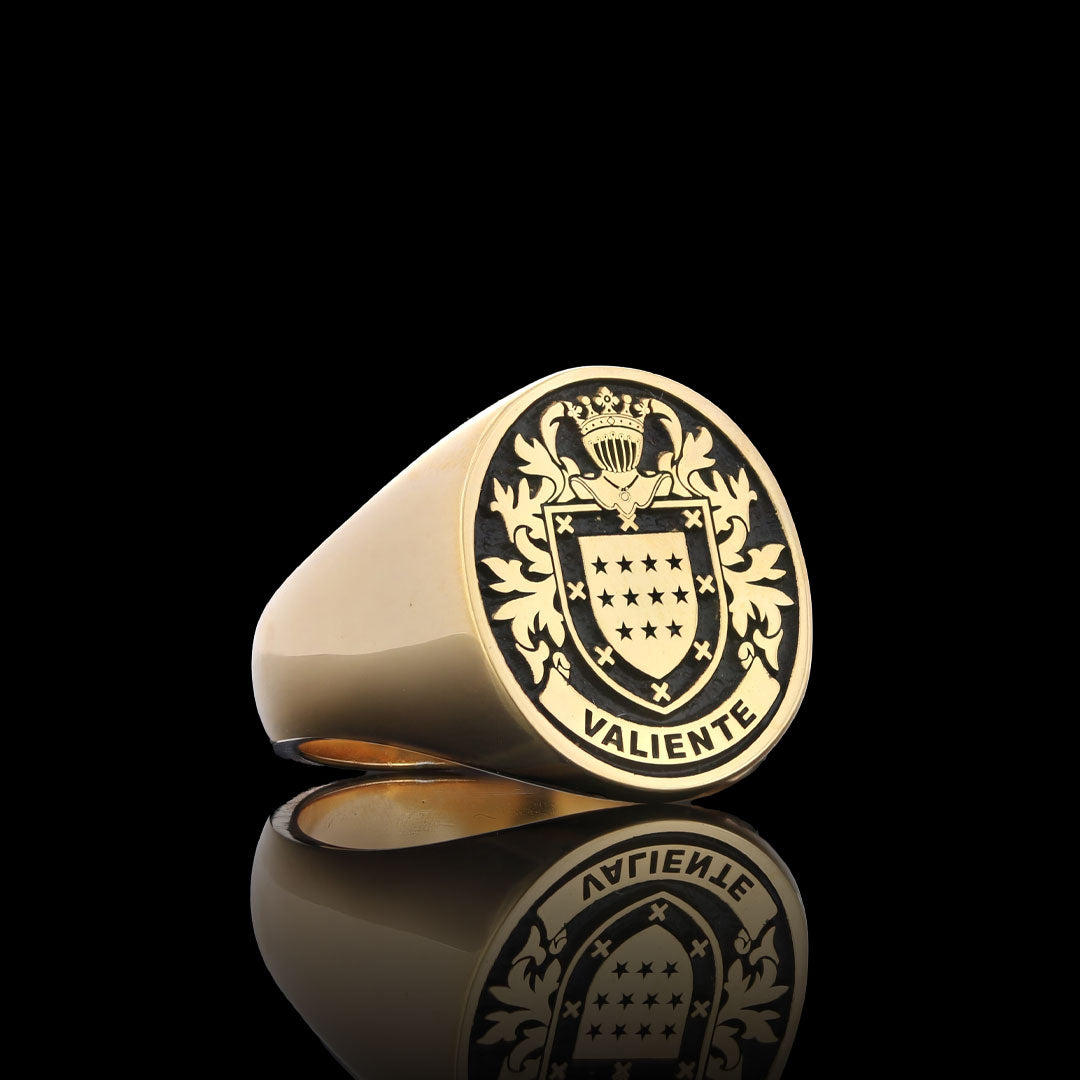 Pinky Finger Crest Ring
