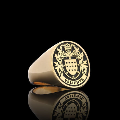 Pinky Finger Crest Ring