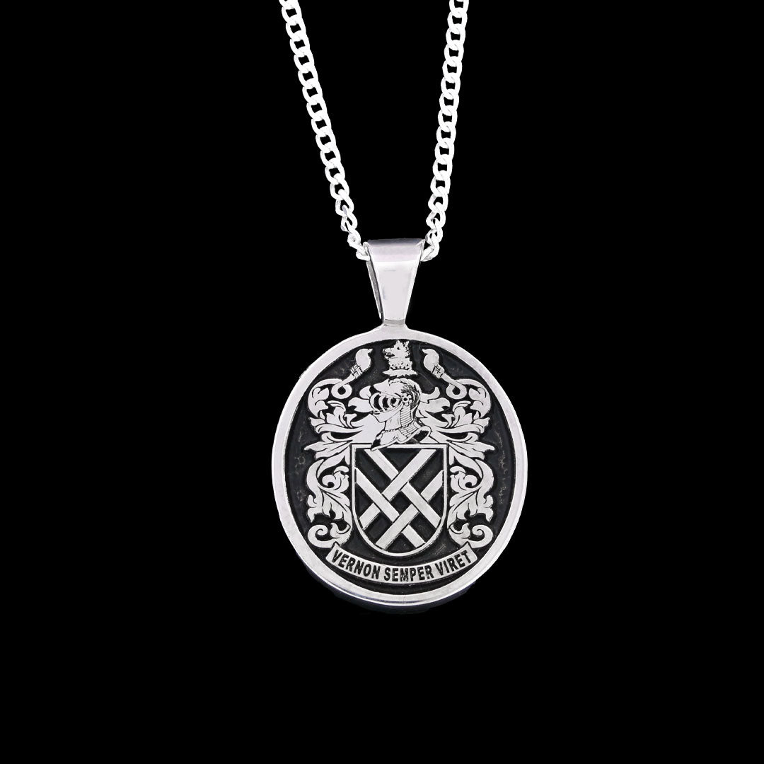 Monarch Family Crest Pendant