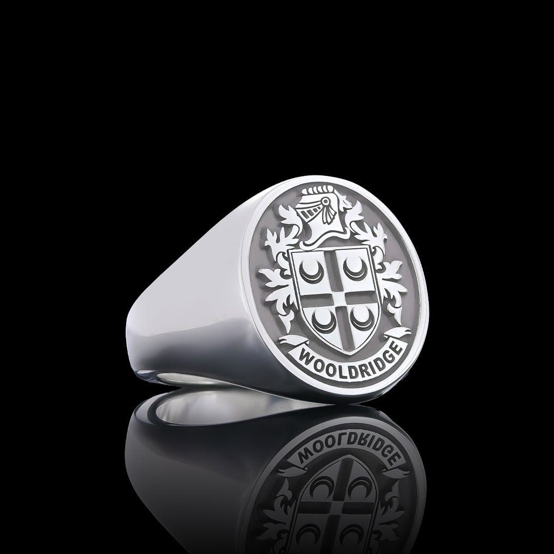 Natural Finish Crest Ring