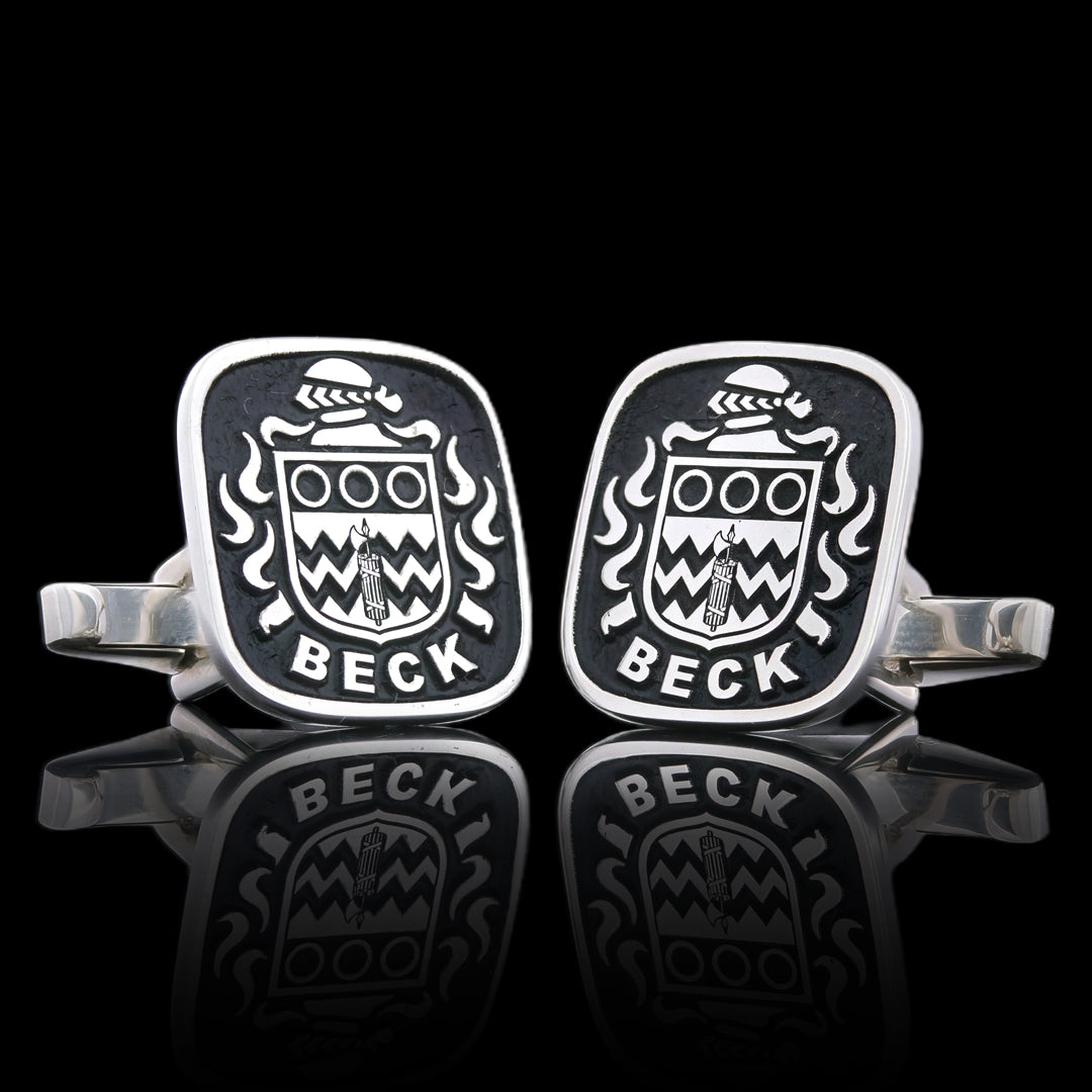 Dutch Crest Cufflinks Square