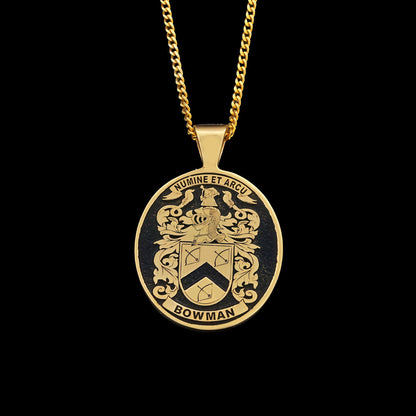 Monarch Family Crest Pendant