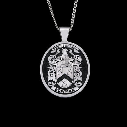 Monarch Family Crest Pendant