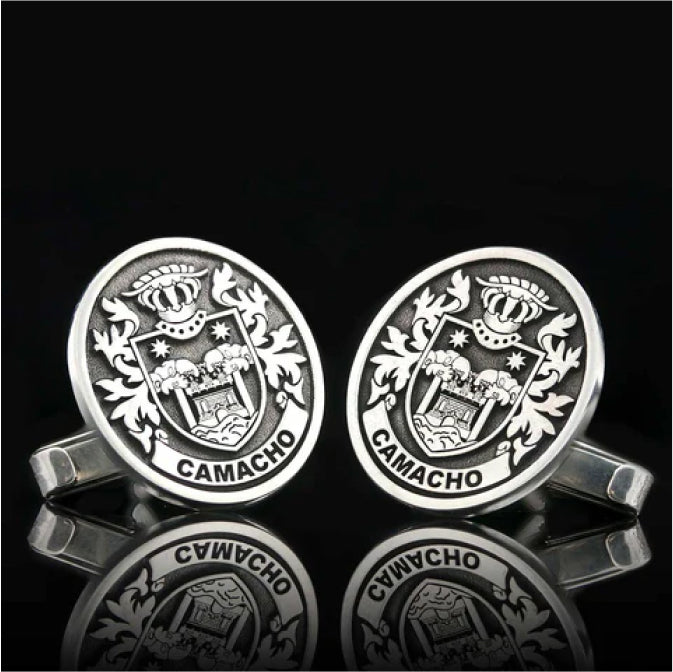 Camacho Crest on Baron Cufflinks