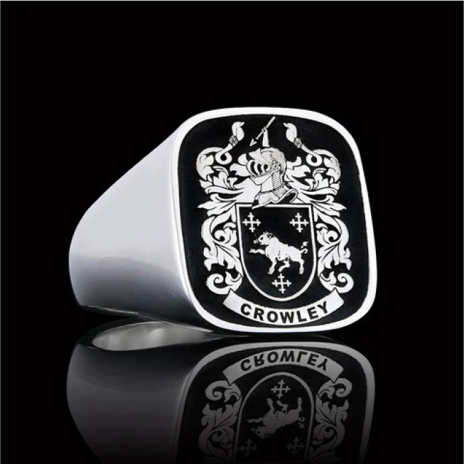 Crowley Crest on Emperor Ring