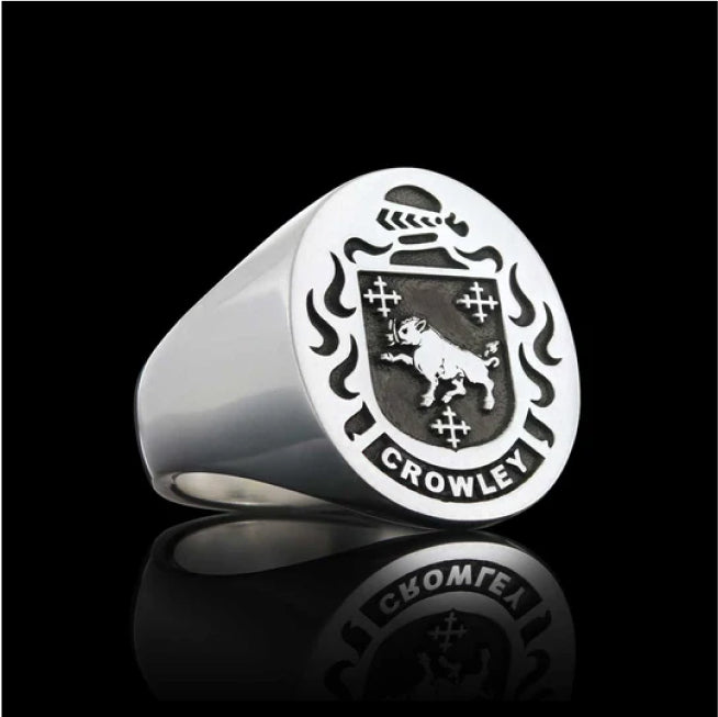 Crowley Crest on Duke Ring