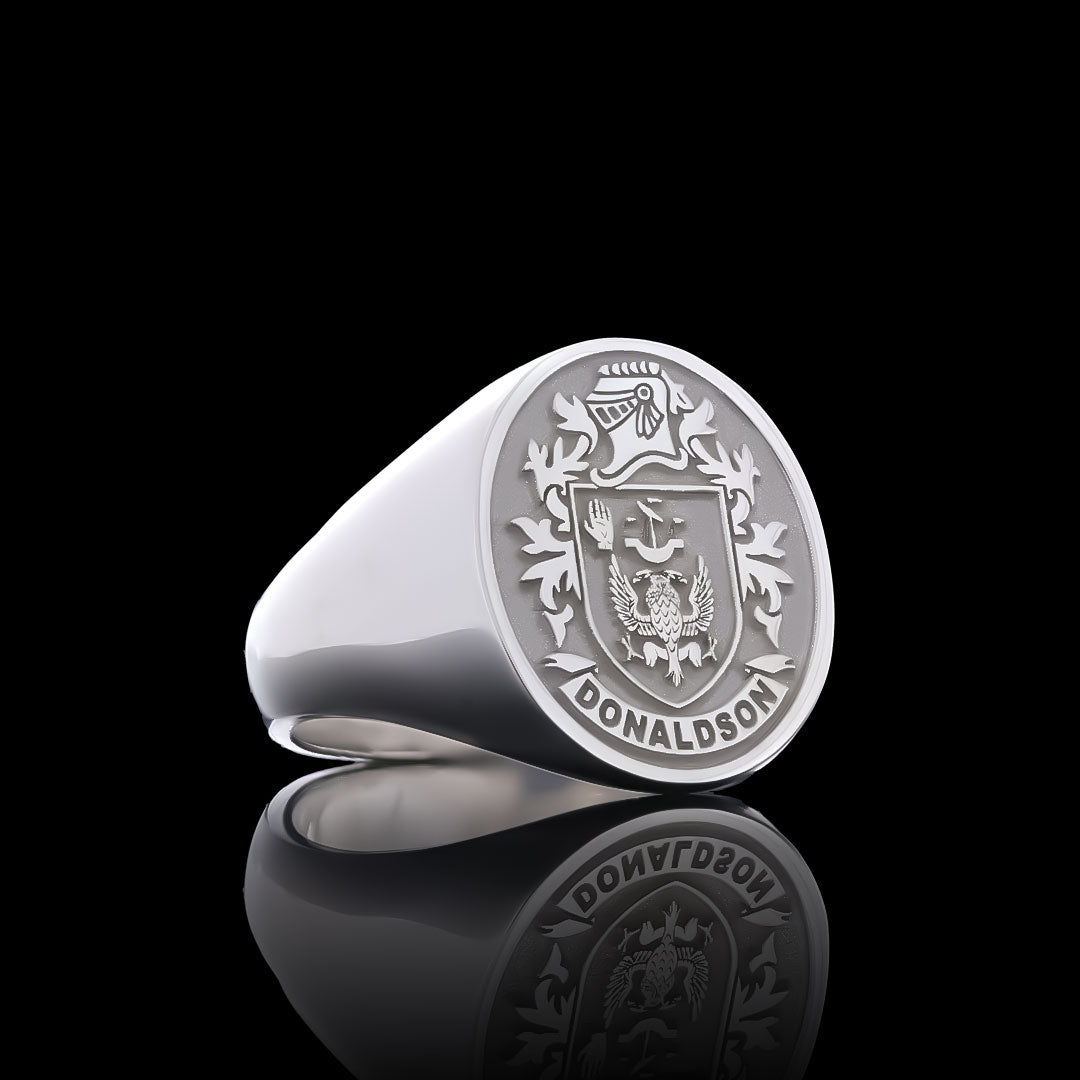 Natural Finish Crest Ring