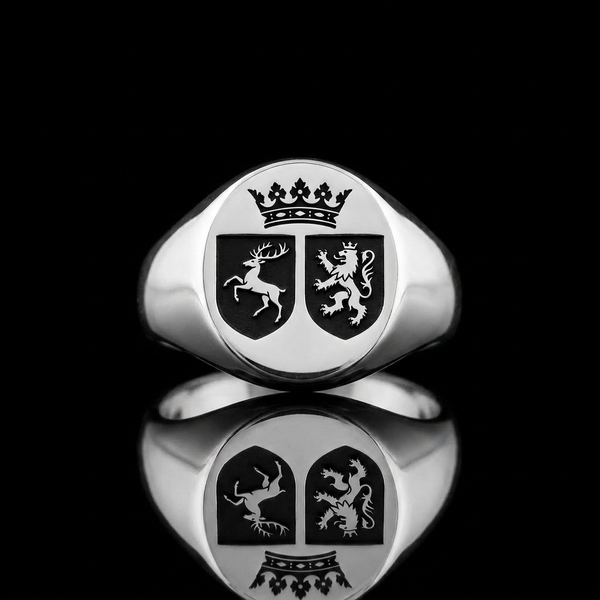 Marriage crest ring