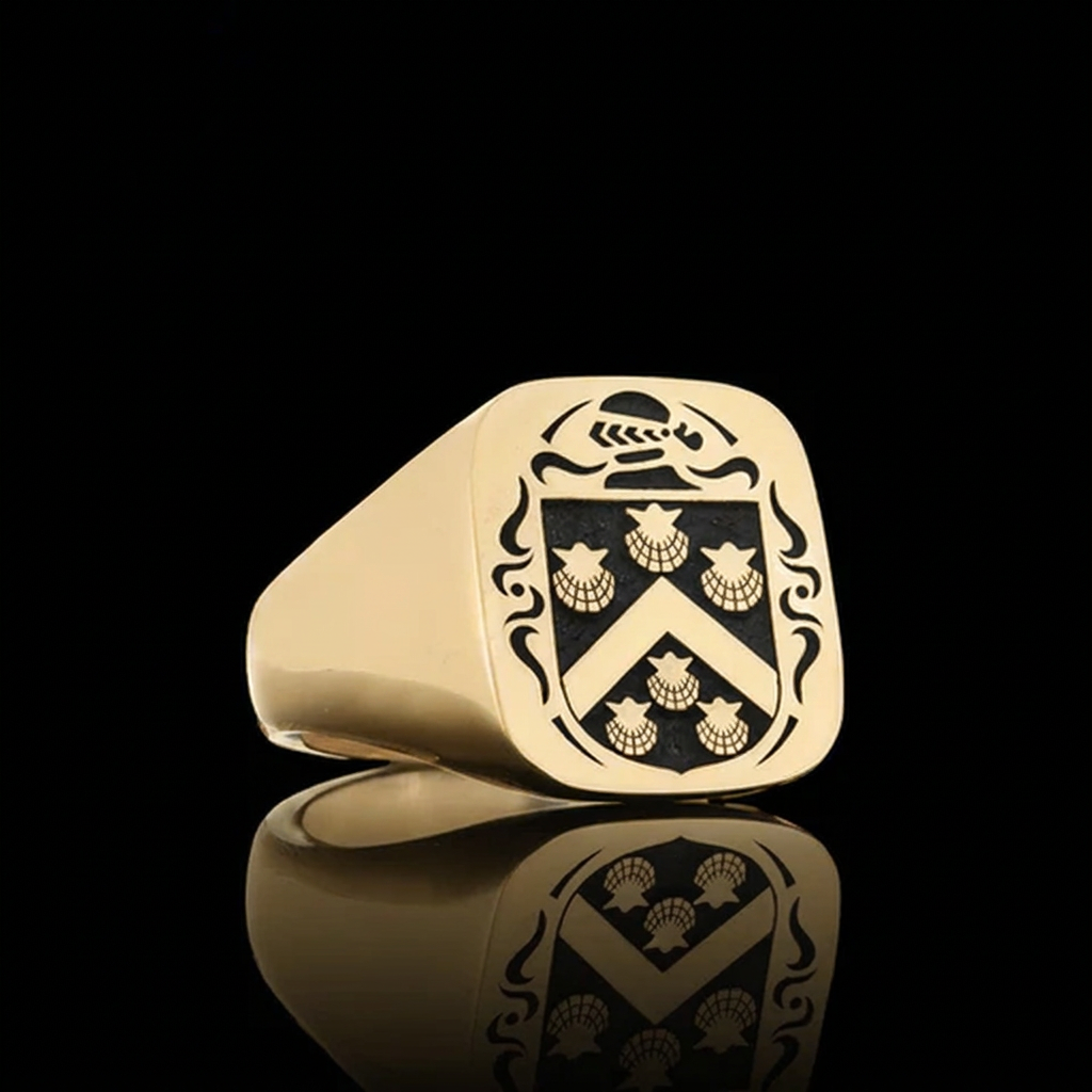 Knight Crest Ring Square
