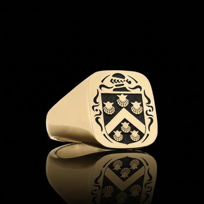 Knight Crest Ring Square