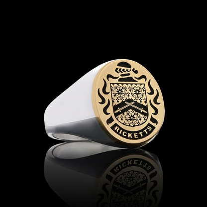 Duke Crest Ring Oval
