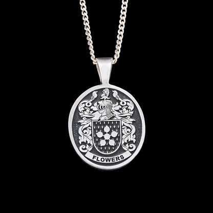 Monarch Family Crest Pendant