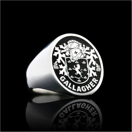 Gallagher Crest on Cadet Ring