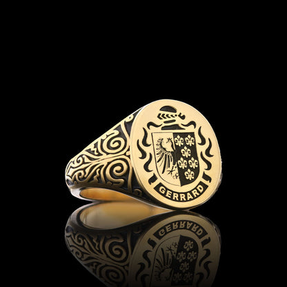 Duchess Crest Ring Oval