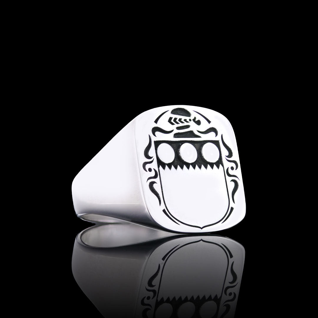Knight Crest Ring Square