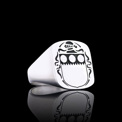 Knight Crest Ring Square