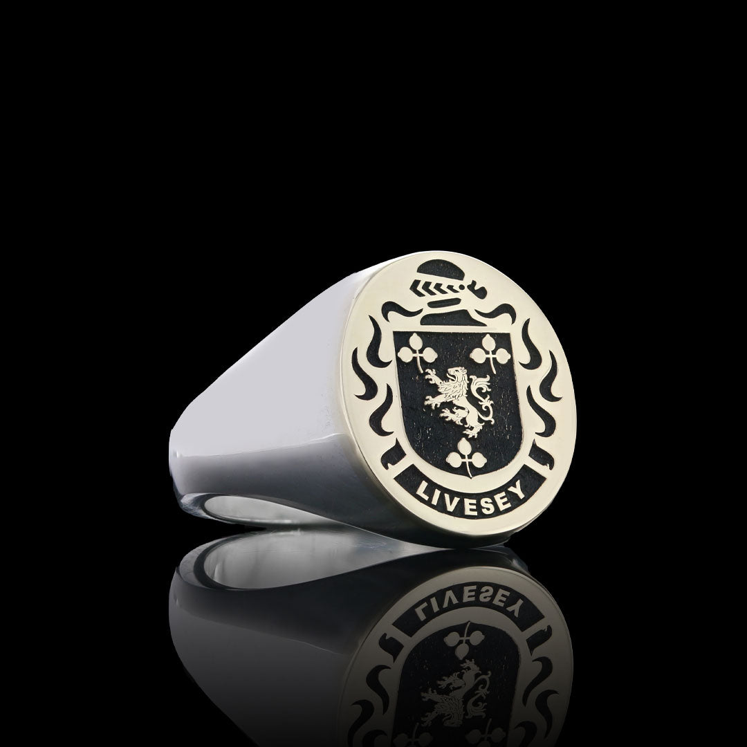 Duke Crest Ring Oval