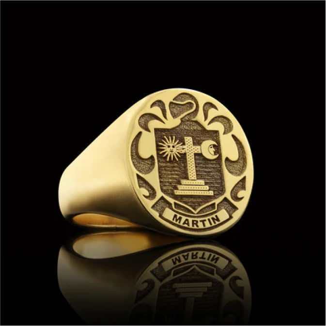 Martin Crest on Custom Ring