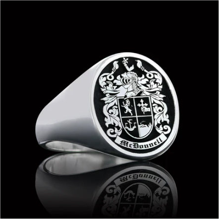 McDonnell Crest on Emperor Ring 