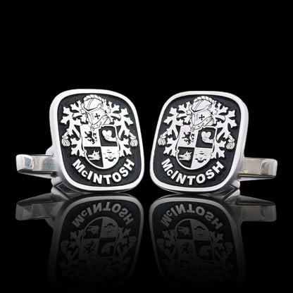 Cadet Crest Cufflinks Square