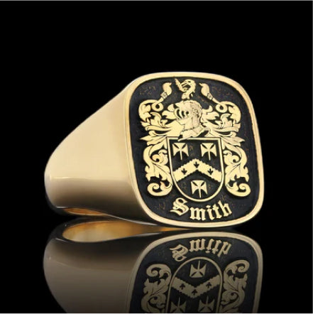 Smith Crest on Emperor Ring